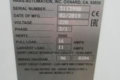 Haas CL-1 CNC Turning Center with Live Milling, 8 Position Tool Turret, C-axis, Bar Feed, Coolant System - New 2019 - Like New - 283 Spindle Hours!