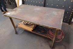 Metal Frame Metal Top Work Bench