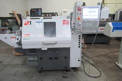 Haas CL-1 CNC Turning Center with Live Milling, 8 Position Tool Turret, C-axis, Bar Feed, Coolant System - New 2019 - Like New - 283 Spindle Hours!