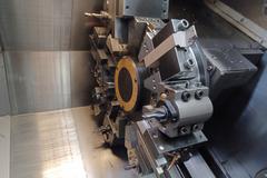 Mori Seiki SL-200S/500 CNC Turning Center withMSC-501 Control, Bar Feeder, Sub Spindle, Chip Conveyor and More