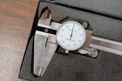 Aerospace 12" .001" Dial Caliper with Plastic case