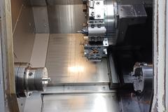 Mori Seiki SL-200S/500 CNC Turning Center withMSC-501 Control, Bar Feeder, Sub Spindle, Chip Conveyor and More