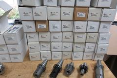 (50pcs) Command 40 Taper Tool Holders, (10pcs) DIN40, (40pcs) CAT40,  Various Types, ABS Modular, Shrink Fit, Rigid End Mill