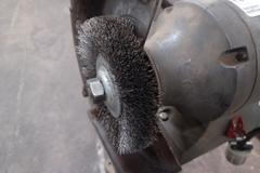 Dayton Double-End Pedestal Grinder with Wire Wheels