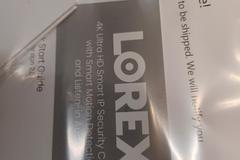 Lorex 4K Ultra HD Smart Security Camera with Smart Motion Detection and Listen-in Audio