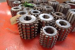 Assorted 10-Spline Gear Hobs