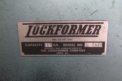 Lockformer Edge Forming Machine, 18-Ga Capacity