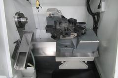 Haas CL-1 CNC Turning Center with Live Milling, 8 Position Tool Turret, C-axis, Bar Feed, Coolant System - New 2019 - Like New - 283 Spindle Hours!