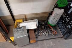 Shelf With Contents of Com-A-Long, Tools, Organizers, etc