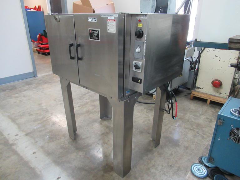 Machines Used Grieve Industrial Electric Oven, Manual 12HR Timer, 350