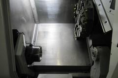 Haas SL-10 CNC Turning Center with Tailstock, Chip Conveyor