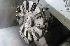 Haas SL-10 CNC Turning Center with Tailstock, Chip Conveyor