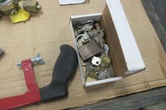 (2) Small Torches with Hoses, Regulators, Soldering Iron and Miscellaneous