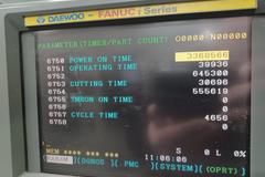 Daewoo Lynx 210C CNC Turning Center with Fanuc Control, Tailstock and Chip Conveyor
