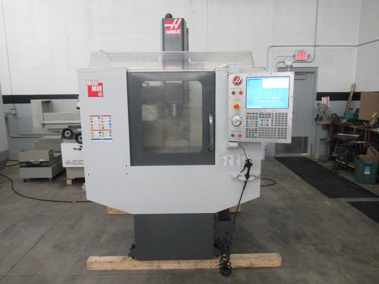 Haas Mini Mill CNC 3-Axis Vertical Machining Center, 10 Station ATC, Only 340 Spindle Hours