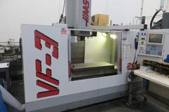 Haas VF-3 CNC Vertical Machining Center with 4th Axis Drive, Renishaw Probing and Programmable Coolant