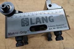 Lang Workholding 48155-125 5-Axis Self-Centering Vise with Jaws and Quick-Point Clamping Studs