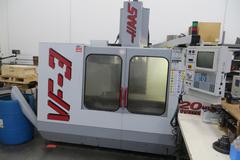 Haas VF-3 CNC Vertical Machining Center with 4th Axis Drive, Renishaw Probing and Programmable Coolant