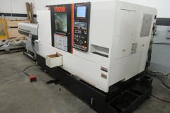 Mazak Quick Turn Smart 200 (QTS-200) 2-Axis CNC Turning Center with LNS ECO Load-LS2 Magazine Barfeed, 8" Chuck, Parts Catcher, Tool Presetter, and Tailstock