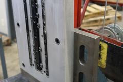 15-3/4" x 9" x 12" Slotted Angle Plate with Aluminum Fixture Plate Bolted