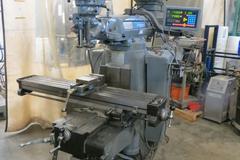 Bridgeport Series II with 2J 1-1/2 HP Head & Series II-4 HP Head, MTech DROII-2M 2-Axis DRO, 11"x58" Table, Power Knee - Longitudinal and Cross Feeds