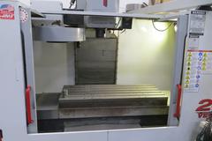 Haas VF-3 CNC Vertical Machining Center with 4th Axis Drive, Renishaw Probing and Programmable Coolant