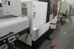 Mazak Quick Turn Smart 200 (QTS-200) 2-Axis CNC Turning Center with LNS ECO Load-LS2 Magazine Barfeed, 8" Chuck, Parts Catcher, Tool Presetter, and Tailstock