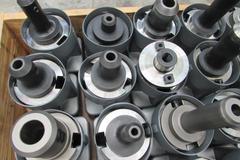 Cat 50 Tool Holders, Approx (29), Mostly End Mill Type