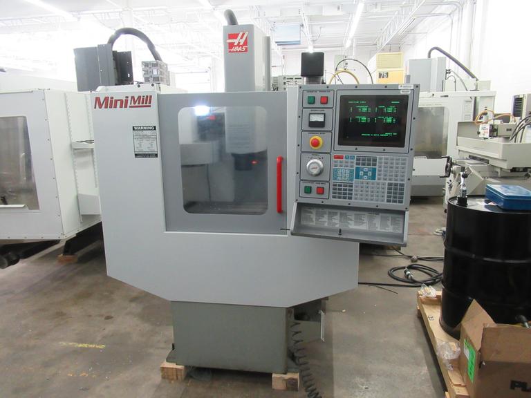 Haas Mini Mill CNC Vertical Machining Center, 10 Station ATC, 4th Axis Drive, Rigid Tapping, Coolant