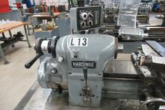 Hardinge Super Precision HLV-H Toolroom Lathe with Fagor 2-Axis Digital Readout, Inch Threading, Tool Post, Production Slide and Accessories