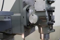 Bridgeport Vertical Mill with Acu-Rite DRO, Modified & Incomplete