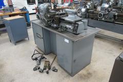 Hardinge Super Precision HLV-H Toolroom Lathe with Fagor 2-Axis Digital Readout, Inch Threading, Tool Post, Production Slide and Accessories