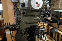 Bridgeport 2J Vertical Milling Machine, Variable Speed, with Acu-Rite Millvision 2-Axis DRO