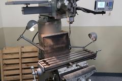 Bridgeport Vertical Mill with Acu-Rite DRO, Modified & Incomplete