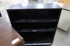 Office Furniture Including Desk, Table, Book Shelf & White Board