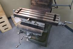 Bridgeport Vertical Mill with Acu-Rite DRO, Modified & Incomplete