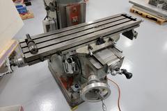 Sharp HMV Vertical Mill with DRO, Power Drawbar, Power Knee Feed and More