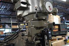 Bridgeport 2J Vertical Milling Machine, Variable Speed, with Acu-Rite Millvision 2-Axis DRO