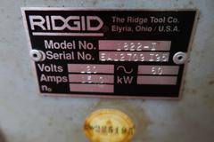 Ridgid 1822-I Pipe Threader with Reaming, Threading and Cutting Attachments, 110 Volt