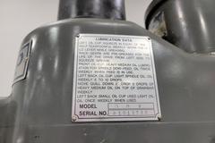 Sharp HMV Vertical Mill with DRO, Power Drawbar, Power Knee Feed and More