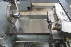 Hardinge Super Precision HLV-H Toolroom Lathe with Fagor 2-Axis Digital Readout, Inch Threading, Tool Post, Production Slide and Accessories