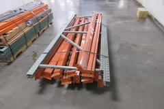 Assorted Pallet Racking Components (1) 42" x 120" Upright, (12) 108"" Beams