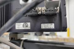 Sharp HMV Vertical Mill with DRO, Power Drawbar, Power Knee Feed and More