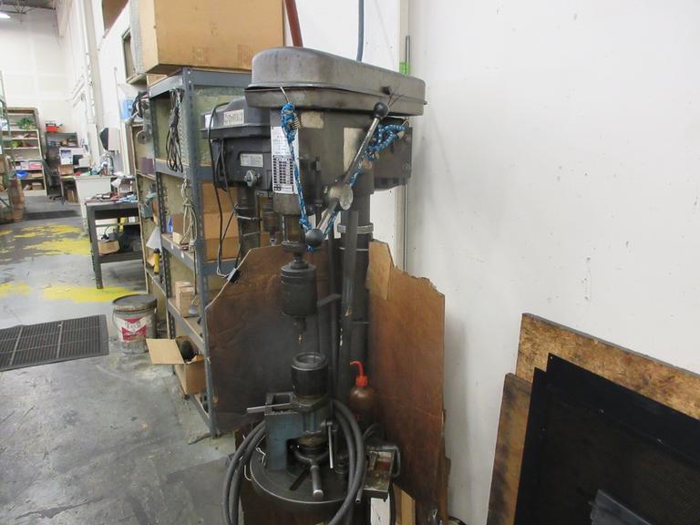 Duracraft 15" Drill Press with 5C Collet Closer and Tapping Head