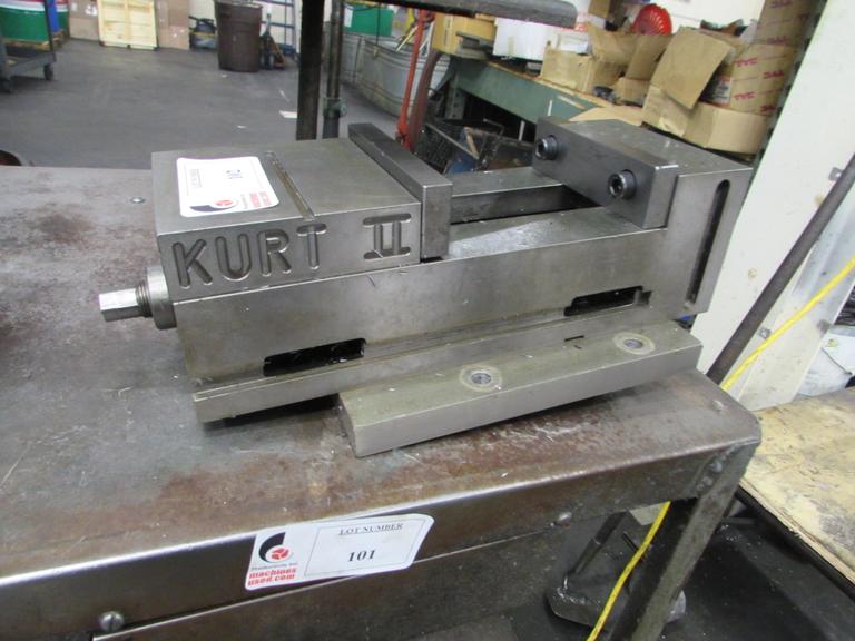 Kurt II 6" Machine Vise Horizontal / Vertical Mount, Steel Jaws