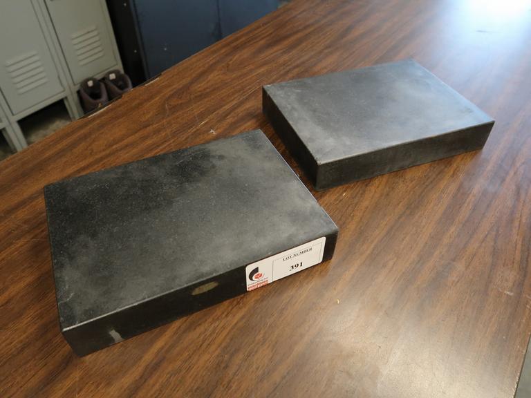 12-1/4" x 9"  x 2-1/4" Granite Surface Plates (2)