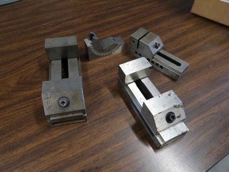 Toolmaker's Vises: 3', 2-1/2" and 2" and Adjustable Angle V-Block