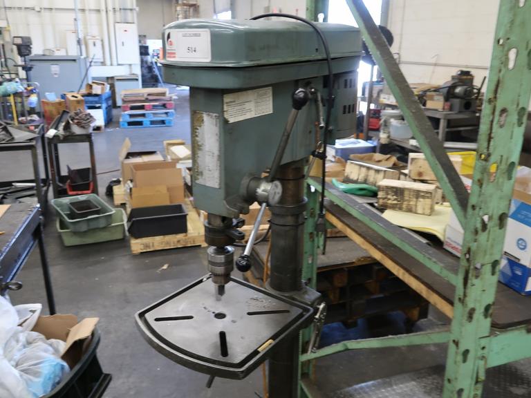 17" Drill Press with Chuck and 1/2HP Motor