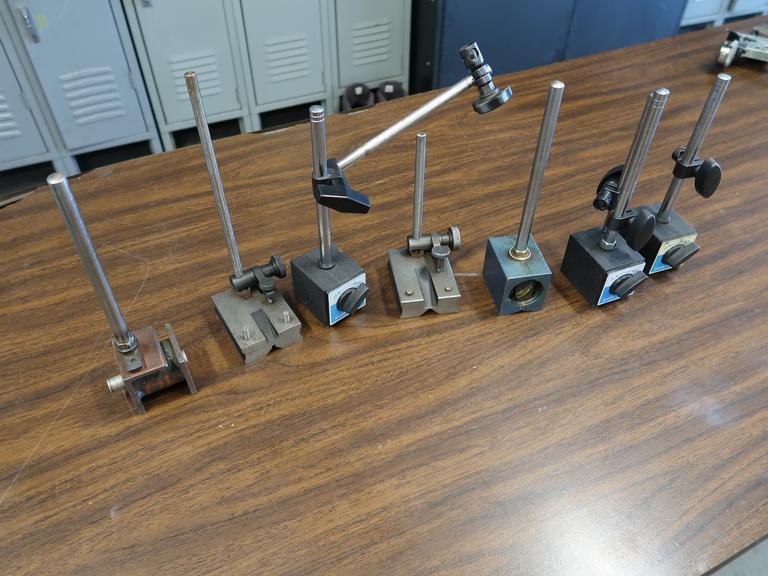 Indicator Stands Including (5) Mag Base and (2) Surface Gages