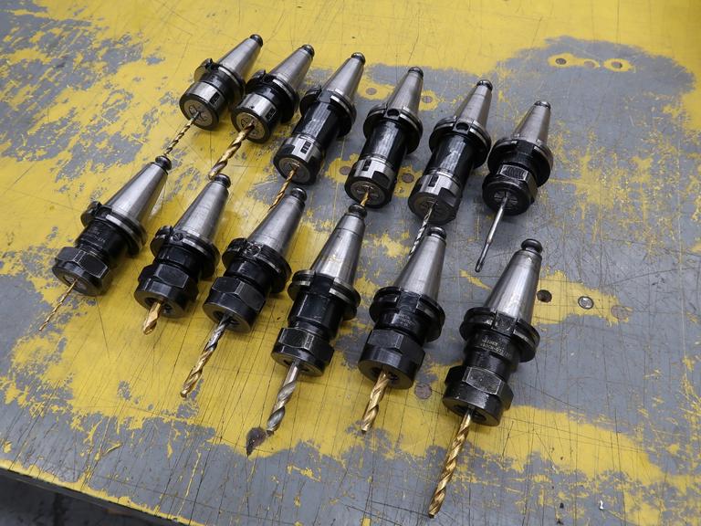 TG75 Collet Type Cat 40 Tool Holders, (12)